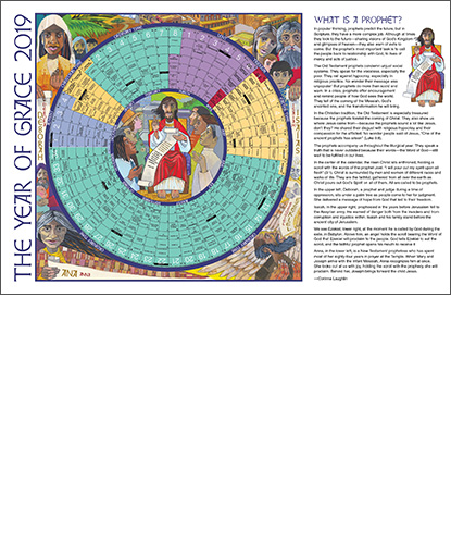 Year Of Grace Liturgical Calendar 2019 Desk Size Laminated Isbn