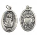  Medal Oxidized Jesus Infant Of Prague / Sacred Heart 12/PKG (QTY Discount .90 ea) 