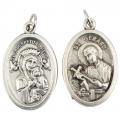  Medal Oxidized Mary Our Lady Of Perpetual / St. Gerard Help 12/PKG (QTY Discount .90 ea) 