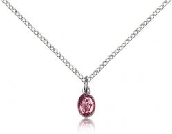  Mary Miraculous Pendant Two-Tone 1/4 inch 