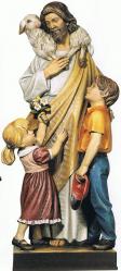  Jesus Good Shepherd With Children Statue  48\" 