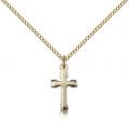  Pendant Cross Gold Filled 5/8 inch 
