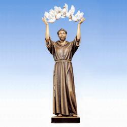  St. Francis of Assisi With Arch of Doves Statue  48\" 