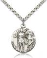  St. Sebastian Medal, Sterling Silver 