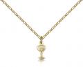  First Communion Pendant 14K Gold Filled 3/8 inch 