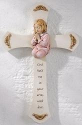  Children\'s Cross Praying Girl (LIMITED STOCK) 