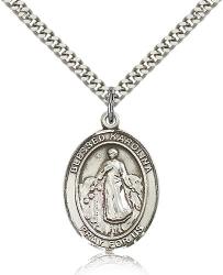  Blessed Karolina Kozkowna Medal - Sterling Silver - 3 Sizes 