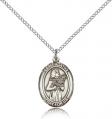  St. Agatha Medal - Sterling Silver - 3 Sizes 