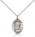  St. Apollonia Medal - Sterling Silver - 3 Sizes 