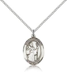  St. Augustine Medal - Sterling Silver - 3 Sizes 
