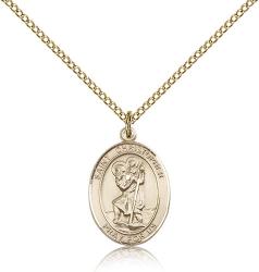 St. Christopher Medal - 14K Gold Filled - 3 Sizes 
