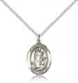  St. Hubert of Liege Medal - Sterling Silver - 3 Sizes 