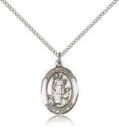  St. Hubert of Liege Medal - Sterling Silver - 3 Sizes 