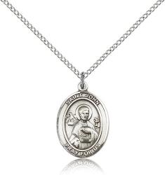  St. John the Evangelist/Apostle Medal - Sterling Silver - 3 Sizes 