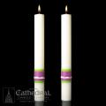  Complementing Altar Candles Easter Glory  (2pcs) 