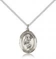  St. Scholastica Medal - Sterling Silver - 3 Sizes 