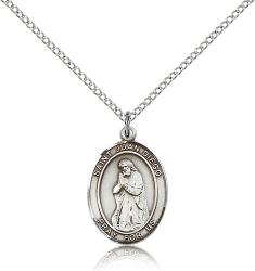  St. Juan Diego Medal - Sterling Silver - 3 Sizes 