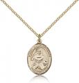  St. Julie Billiart Medal - 14K Gold Filled - 3 Sizes 