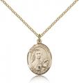  St. Therese of Lisieux Medal - 14K Gold Filled - 3 Sizes 