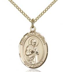  St. Isaac Jogues Medal - 14K Gold Filled - 3 Sizes 