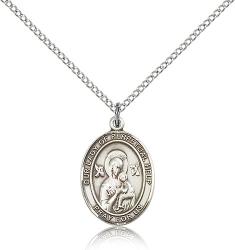  Mary Our Lady of Perpetual Help Medal - Sterling Silver - 3 Sizes 