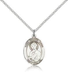  St. Dominic Savio Medal - Sterling Silver - 3 Sizes 
