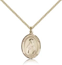  St. Hildegard von Bingen Medal - 14K Gold Filled - 3 Sizes 