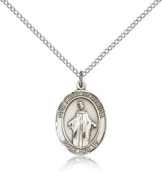  Mary Our Lady of Africa Medal - Sterling Silver - 3 Sizes 