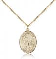  St. Susanna Medal - 14K Gold Filled - 3 Sizes 