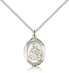  St. Angela Merici Medal - Sterling Silver - 3 Sizes 