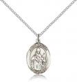  St. Walter of Pontnoise Medal - Sterling Silver - 3 Sizes 