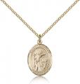  St. Kenneth Medal - 14K Gold Filled - 3 Sizes 