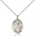  St. Kenneth Medal - Sterling Silver - 3 Sizes 