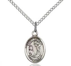  St. Cecilia Medal - Sterling Silver -3 Sizes 