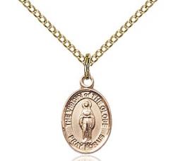  Mary Virgin of the Globe Medal,  14K Gold Filled - 2 Sizes 