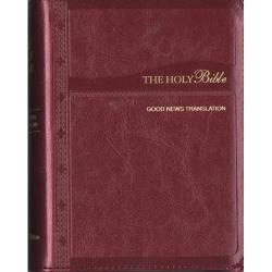  Catholic Good News Bible - Burgundy Zipper (UNAVAILABLE UNTIL JAN 2025) 