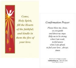  Prayer Card Confirmation with Prayer 100/Box 