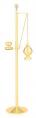 Censer Stand with Holy Water Sprinkler, Brass 