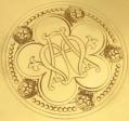  Scale Paten with Engraved Ave Maria Emblem 