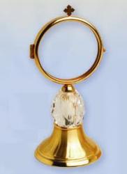  Monstrance, chapel, Gold Plated 