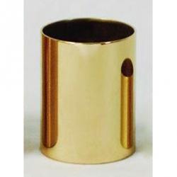  Candle Socket, Bright Finish, 1\" Inside Diameter, Height 1-1/4\" 