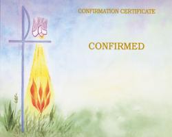  Confirmation Certificate 50/box 