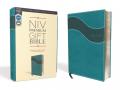  Niv, Premium Gift Bible, Leathersoft, Blue, Red Letter Edition, Comfort Print 