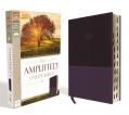  Amplified Study Bible, Imitation Leather, Purple, Indexed 