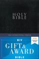  Niv, Gift and Award Bible, Leather-Look, Black, Red Letter Edition, Comfort Print 
