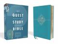  Niv, Quest Study Bible, Leathersoft, Blue, Comfort Print: The Only Q and A Study Bible 