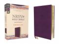  Nrsvue, Holy Bible, Personal Size, Leathersoft, Purple, Comfort Print 