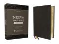  Nrsvue, Holy Bible with Apocrypha, Premium Goatskin Leather, Black, Premier Collection, Art Gilded Edges, Comfort Print 