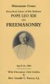  Humanum Genus: Encyclical Letter of His Holiness Pope Leo XIII on Freemasonry 