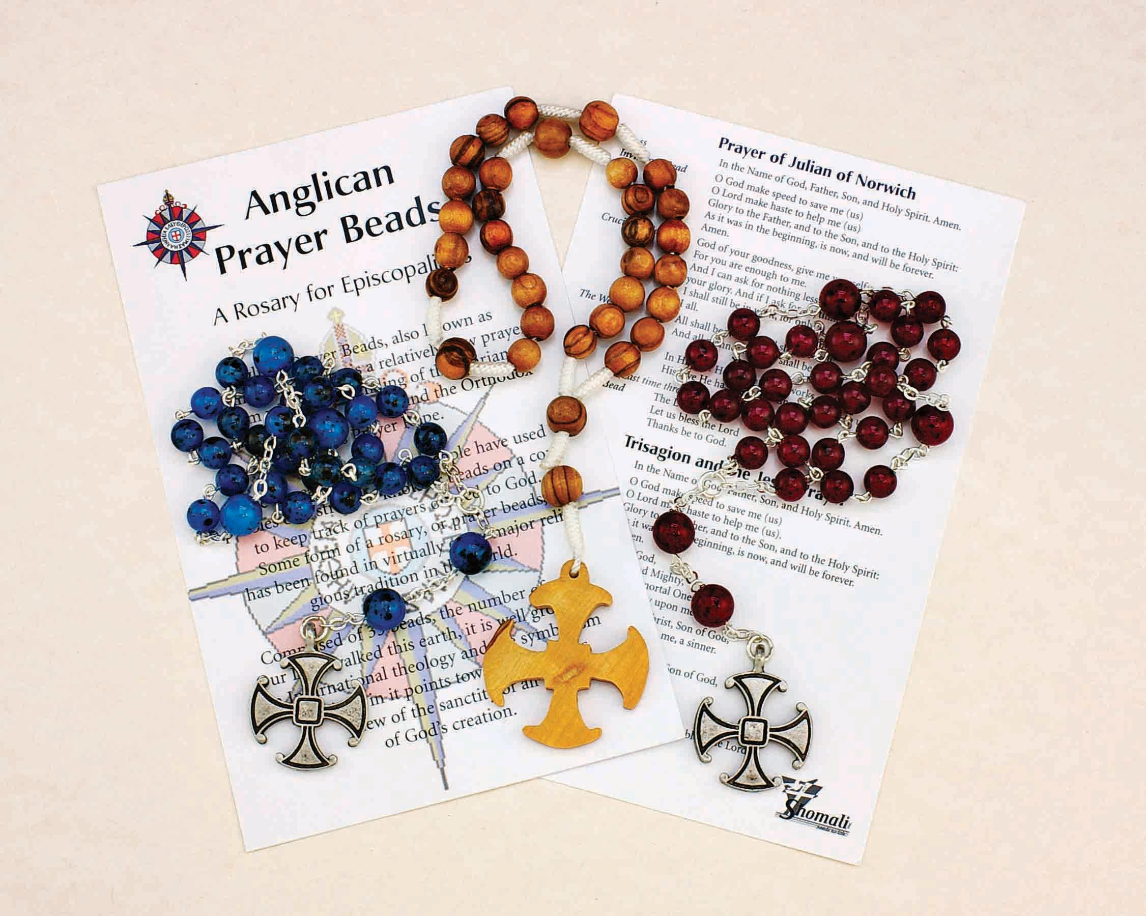 Rosary Anglican Prayer Beads Burgundy MPN:75BUR Rosaries / Chaplets Blais  Holy L 